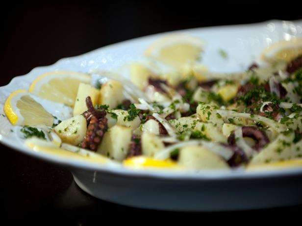 Octopus Salad Recipes Cooking Channel Recipe Debi Mazar And