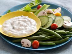 Cooking Channel serves up this Cucumber-Dill Yogurt Dip recipe from Aida Mollenkamp plus many other recipes at CookingChannelTV.com