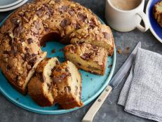 Ruth Teig's Sour Cream Coffee Cake for Jewish Cuisine as seen on Cooking Channel's My Grandmother's Ravioli 