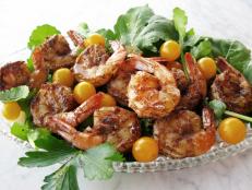 Cooking Channel serves up this Pineapple-Glazed Shrimp recipe from Josh Kilmer-Purcell  and Brent Ridge plus many other recipes at CookingChannelTV.com