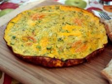 Cooking Channel serves up this Frittata with Zucchini recipe from Debi Mazar and Gabriele Corcos plus many other recipes at CookingChannelTV.com