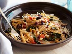Cooking Channel serves up this Whole-Wheat Spaghetti with Swiss Chard and Pecorino Cheese recipe from Giada De Laurentiis plus many other recipes at CookingChannelTV.com
