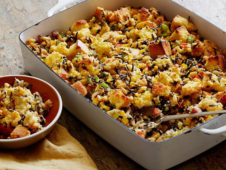 Cornbread and Wild Rice Dressing with Pine Nuts and Parsley Recipes