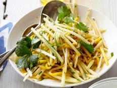 Cooking Channel serves up this Papaya Slaw with Spicy Honey Vinaigrette recipe from Kelsey Nixon plus many other recipes at CookingChannelTV.com