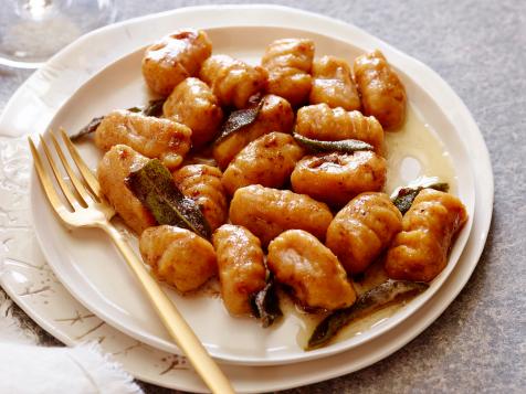 Sweet Potato Gnocchi with Maple Cinnamon Sage Brown Butter