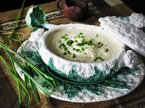 Creamy Cauliflower and Parsnip Soup