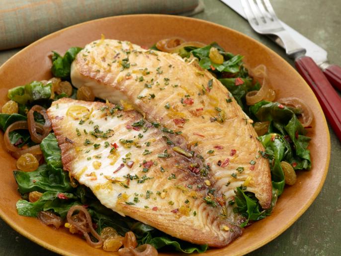 Broiled Tilapia with Sauteed Escarole Recipe Cooking Channel