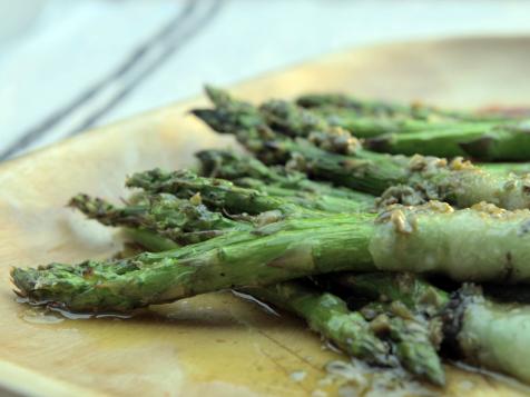 Grilled Asparagus Involtini with Lardo