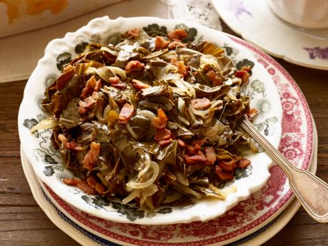 Braised Collard Greens with Bacon