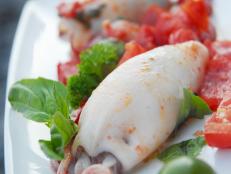 Cooking Channel serves up this Stuffed Calamari recipe from David Rocco plus many other recipes at CookingChannelTV.com