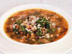 Cooking Channel serves up this Lentil Soup with Kale and Sausage recipe from Rachael Ray plus many other recipes at CookingChannelTV.com
