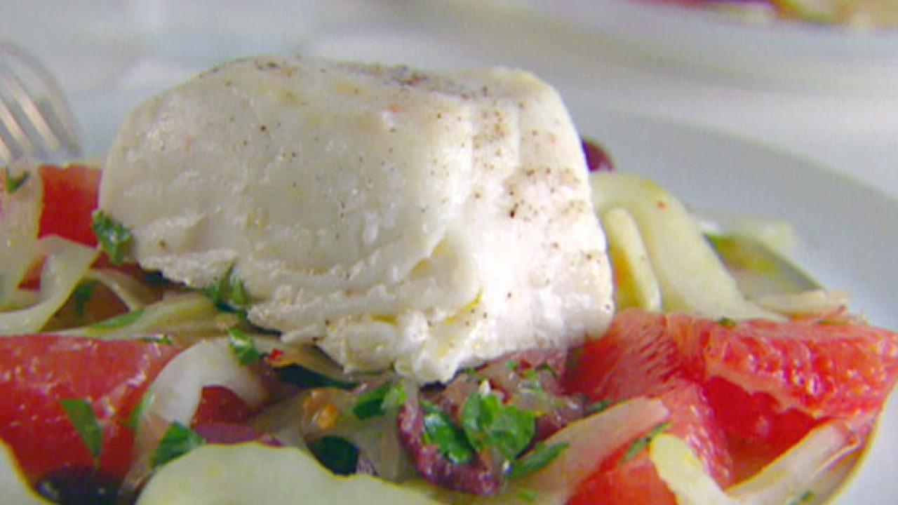 Citrus-Topped Roasted Halibut