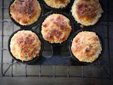 Cooking Channel serves up this Savory Ham and Cheese Muffins recipe  plus many other recipes at CookingChannelTV.com