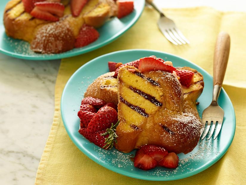Grilled French Toast with Strawberries and Rosemary Recipes Cooking