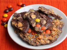Cooking Channel serves up this Halloween Candy Bark recipe  plus many other recipes at CookingChannelTV.com