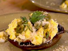 Cooking Channel serves up this Grilled Portobello "Benedict" recipe from Ellie Krieger plus many other recipes at CookingChannelTV.com