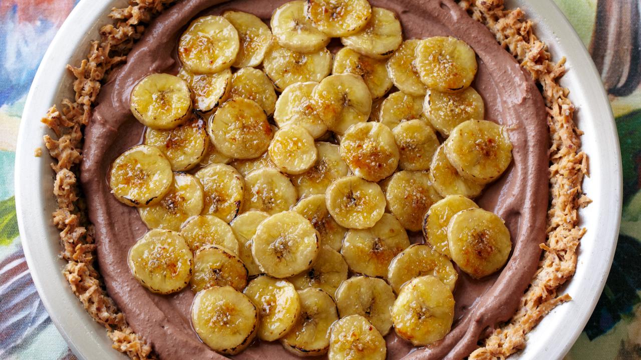 Chocolate Caramel Banana Pie