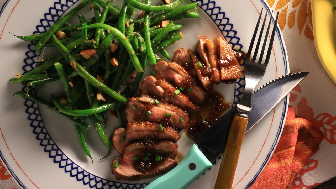 Duck Breast With Fig Sauce