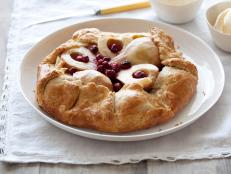 Cooking Channel serves up this Pear and Cranberry Crostata recipe  plus many other recipes at CookingChannelTV.com