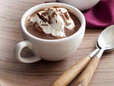 Cooking Channel serves up this Peppermint Hot Chocolate recipe  plus many other recipes at CookingChannelTV.com