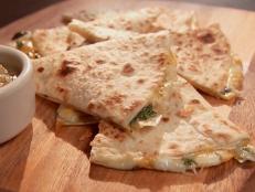 Cooking Channel serves up this Three Cheese Quesadillas recipe from Aida Mollenkamp plus many other recipes at CookingChannelTV.com