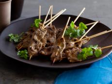 Cooking Channel serves up this Grilled Beef Satay recipe from Tyler Florence plus many other recipes at CookingChannelTV.com