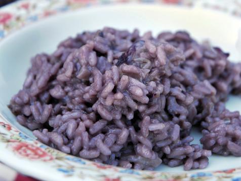 Risotto con Radicchio e Vino Rosso