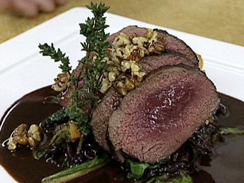 Venison Loin with Chocolate Infused Sauce