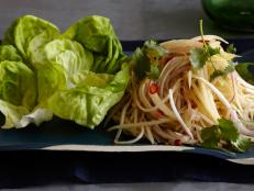 Cooking Channel serves up this Green Papaya Salad in Lettuce Wraps recipe from Tyler Florence plus many other recipes at CookingChannelTV.com