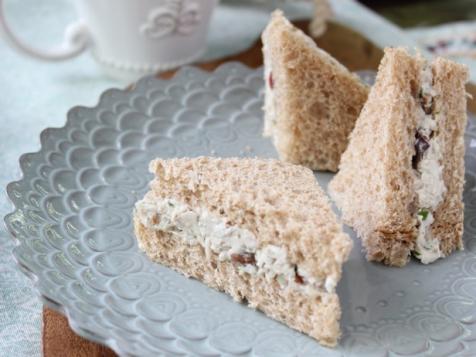 Tarragon Chicken Salad Tea Sandwiches