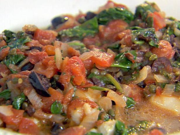 Fish With Tomatoes Olives And Capers Recipes Cooking Channel Recipe Ellie Krieger Cooking Channel