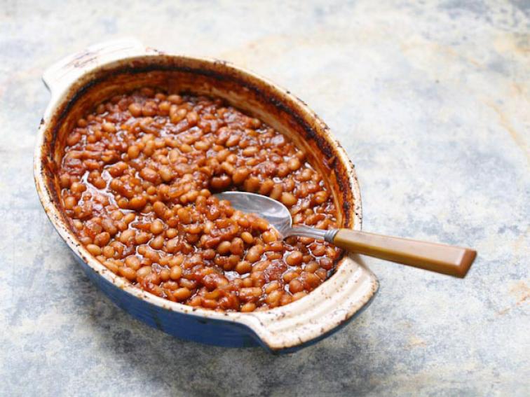 Barbeque Baked Beans : Recipes : Cooking Channel Recipe | Cooking Channel