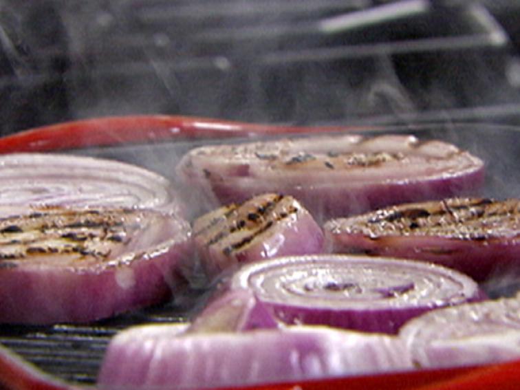 Grilled Red Onions Recipes Cooking Channel Recipe Michael Chiarello Cooking Channel