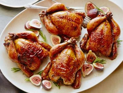 Holiday Hens with Fig Glaze and Cornbread Stuffing. Tyler Florence
Ultimate Tyler
TU-0403