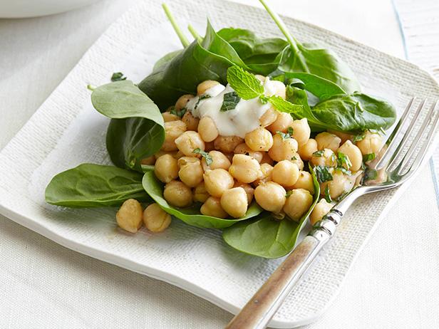 chickpea-spinach-salad-with-cumin-dressing-recipe