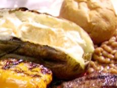 Cooking Channel serves up this Grilled  Potato recipe  plus many other recipes at CookingChannelTV.com