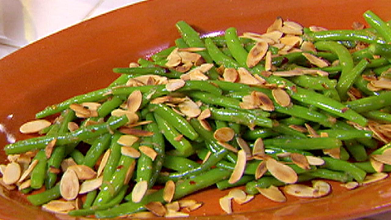 Almond Garlic String Beans