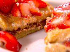 Cooking Channel serves up this Chocolate and Strawberry Stuffed French Toast recipe from Ellie Krieger plus many other recipes at CookingChannelTV.com