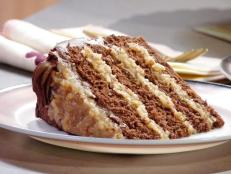 Cooking Channel serves up this Bourbon German Chocolate Cake recipe  plus many other recipes at CookingChannelTV.com