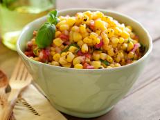 Cooking Channel serves up this Grilled Corn Salsa recipe from Michael Chiarello plus many other recipes at CookingChannelTV.com