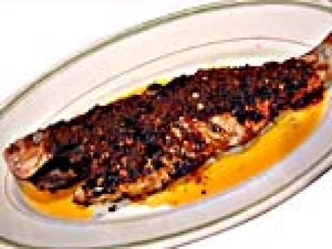 Creole Marinated Grilled Red Snapper