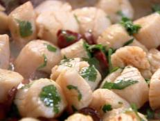 Cooking Channel serves up this Scallops and Chorizo recipe from Nigella Lawson plus many other recipes at CookingChannelTV.com