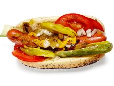 Cooking Channel serves up this Chicago Dogs recipe  plus many other recipes at CookingChannelTV.com