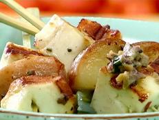 Cooking Channel serves up this Grilled Halloumi Skewers recipe from Brian Boitano plus many other recipes at CookingChannelTV.com