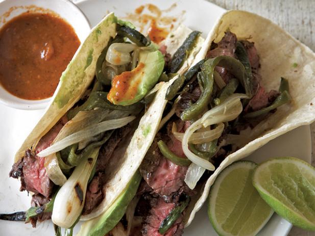 Marinated skirt steak outlet tacos