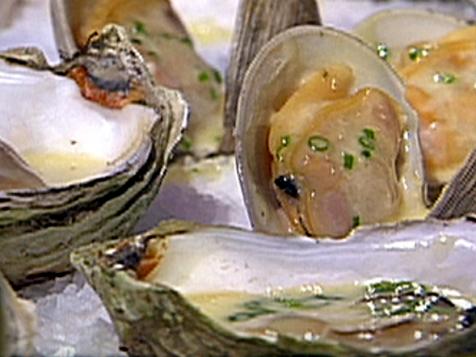 Grilled Oysters with Lemon Butter