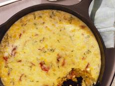 Cooking Channel serves up this Roasted Corn Pudding recipe  plus many other recipes at CookingChannelTV.com