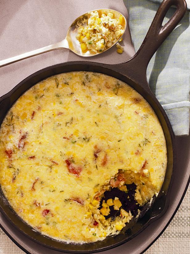 Roasted Corn Pudding Recipes Cooking Channel Recipe Cooking Channel