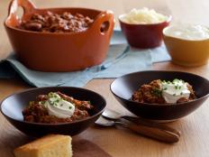 Cooking Channel serves up this Beef Chili recipe from Tyler Florence plus many other recipes at CookingChannelTV.com