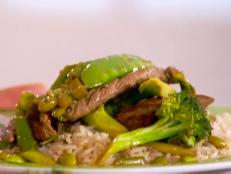Cooking Channel serves up this Emerald Stir-Fry with Beef recipe from Ellie Krieger plus many other recipes at CookingChannelTV.com